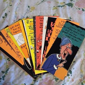 Vtg Lot Of 19 Greeting Cards Adult Humor Birthday 1970s Cards Only